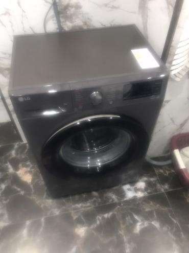 стиральной машина: Стиральная машина LG, фронтальная загрузка, темно‑серая (graphite) — 4