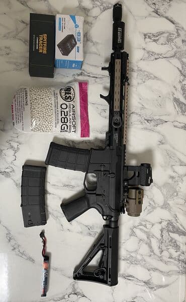 купить мелкашку бу цена: Набор для страйкбола (airsoft) — комплект с автоматом в стиле AR и — 1