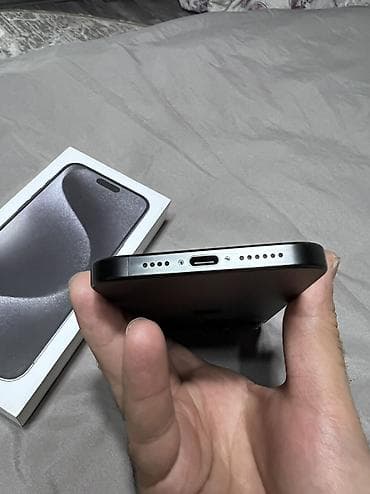 iphone xs pro: IPhone 15 Pro Max, 256 ГБ, Black Titanium, Коробка, 87 % — 5