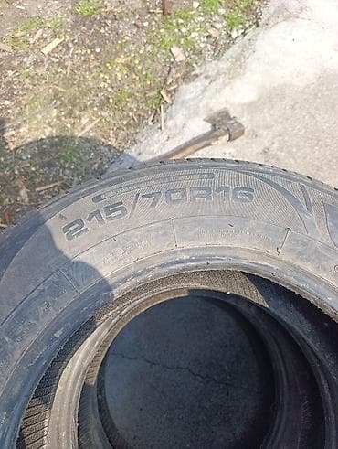 185 60 14 шина: Комплект летних шин 215/70 R16 в отличном состоянии, только 3 шт. - — 3