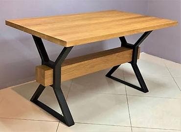 dinner table: Мебель в стиле лофт: столы, лавки, стулья и барные стулья на — 6