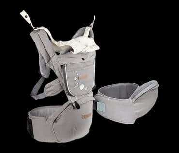 автокресла для детей: Детский хипсит imama, Состояние идеальное .Цвет серый — 1