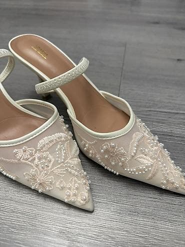 Туфли, 37, Zara, Б/у, цвет - Белый, Самовывоз, Платная доставка — 2