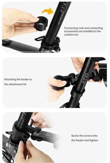 велики: 🚴‍♂️ Крыло для велосипеда, универсальное ✅ Эластичный пластик для — 9