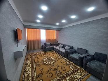 кочкор ата квартира аренда: 2 комнаты, 70 м², Элитка, 4 этаж, Евроремонт — 1