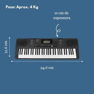 настольный микрофон: Синтезатор Medeli MK100 - 61 полноразмерная клавиша - Встроенный — 3