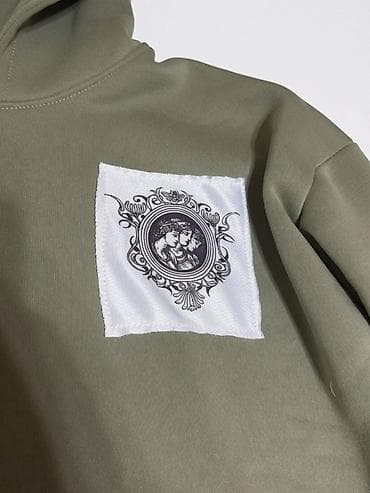 bape худи бишкек: Толстовка на молнии с капюшоном, оливково-серый цвет. Особенности: - — 2