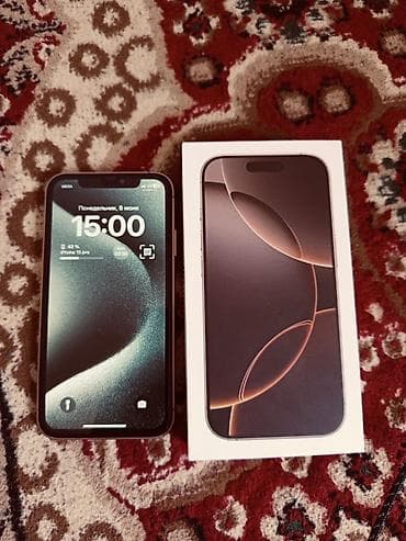 сумка для фото: IPhone 15 Pro, 256 ГБ, Natural Titanium, Коробка, 100 % — 1