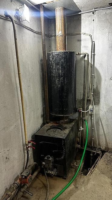 кател угольный: Печь длительного горения Б/у, Материал: Металл, Площадь обогрева: 120 м² — 3