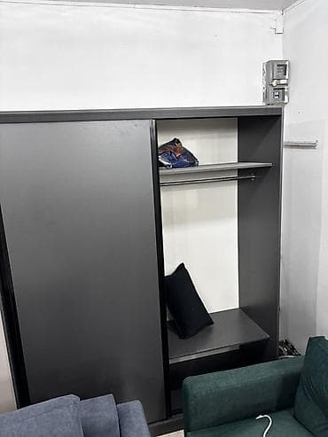 трюмо винтаж: Шкаф-купе, цвет антрацит (асфальт). Размеры: высота 220 см, ширина 180 — 5
