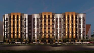 азия курулуш: Строится, Индивидуалка, 1 комната, 38 м² — 2