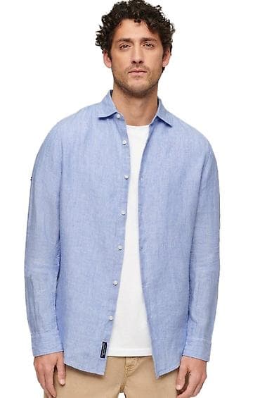 Рубашки: Мужская рубашка, M, Superdry, Б/у, Самовывоз — 1