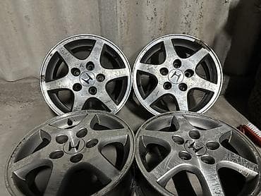 рф1: Литые Диски R 15 Honda, Комплект, отверстий - 5, Б/у — 3