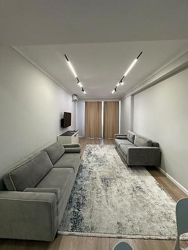 11 микрорайон: 2 комнаты, 62 м², Джал мкр (в т.ч. Верхний, Нижний, Средний) Элитка, 11 этаж, Дизайнерский ремонт — 2