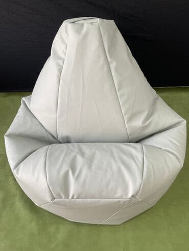 кресло груша цена: Бинбэг, Новый, Самовывоз, Платная доставка, цвет - Белый — 5