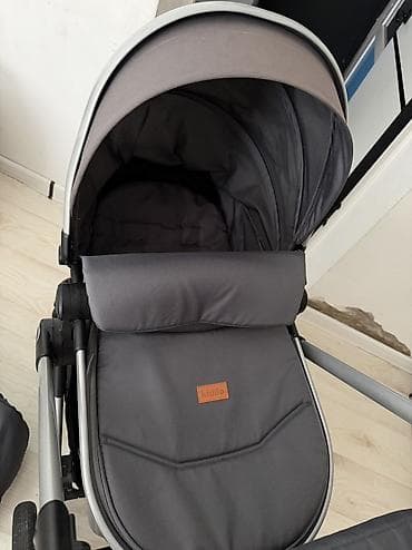 Коляскалар: Детская коляска-трансформер 3 в 1, серый цвет фирма Кидило Второй — 9