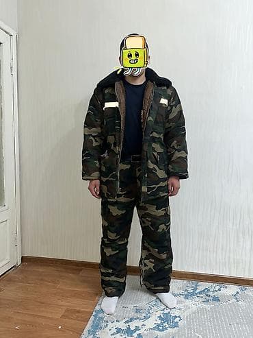 теплые вещи: Зимний утеплённый костюм «камыш/лес» (куртка + брюки) - Назначение — 1