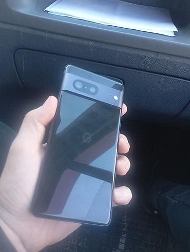 oneplus 8: Google Pixel 7, Б/у, 128 ГБ, цвет - Черный, 1 SIM, eSIM — 2