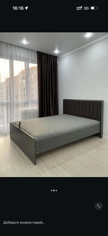 uakeen original: Двуспальная кровать, С мягким изголовьем, длина - 200 см — 1