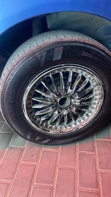 140 280: Литой диск с шиной Kumho Solus TA31. Срочно 🔥🔥🔥 комлпект 4 шт дисков — 1