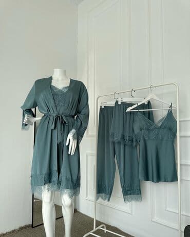 белая ночная сорочка: Ночная сорочка, Атлас, Средняя модель, XS, S, M — 3