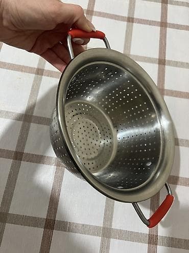 Дуршлаг из нержавеющей стали - Материал: пищевая нержавеющая сталь. - — 2