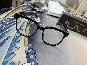 vr очеи: Умные очки Smart Glasses (черная оправа) - Функции: беспроводное — 3