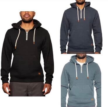 FUNDAMENTAL COAST Худи из мягкого трикотажа с частичной