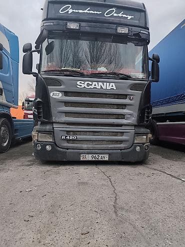 маз тонар: Тягач, Scania, Тентованный — 2