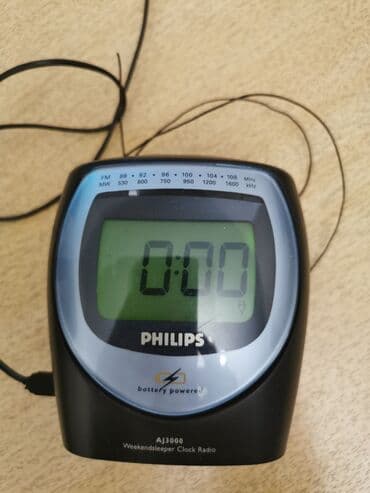 энурезный будильник: Радио Часы-будильник Philips AJ3000 + блок питания от 220В — 1