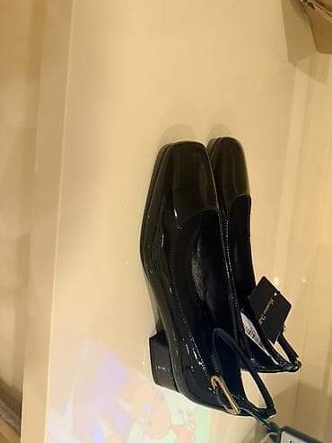 massimo: Туфли Massimo Dutti - Модель: лаковые туфли Mary Jane - Цвет: черный — 9
