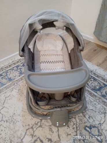 продаю качели: Электронный детский шезлонг-качалка 2-в-1 - Функция автоматического — 2