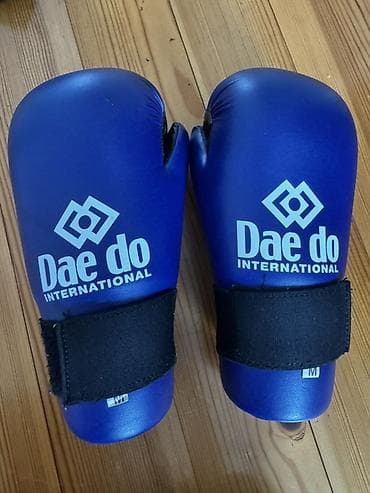 Перчатки: Перчатки для каратэ/таэквондо Dae do International, синие. - Бренд — 1