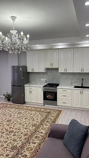 квартира кара балта аренда: 2 комнаты, Агентство недвижимости, Без подселения, С мебелью полностью — 2