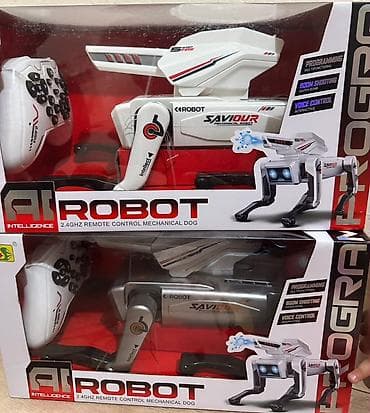 Техника и электроника: Робот‑собака AI Robot (SAVIOUR) — интерактивная радиоуправляемая — 2