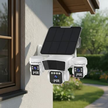 как выглядит скрытая камера видеонаблюдения: Интеллектуальная уличная камера безопасности с питанием от солнечной — 1