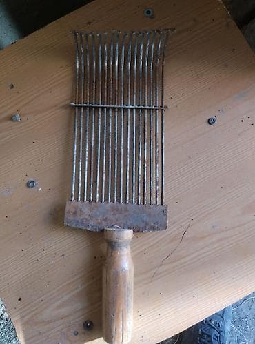 Компрессоры: Гребёнка для чесания льна/шерсти (ручная трепальная гребёнка) - — 4