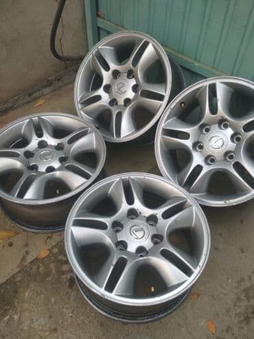 зимние шины на gx: Литые Диски R 17 Lexus, Комплект, отверстий - 6, Б/у — 2