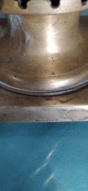 чугунный чайник: Самовар медный изготовлен в 1883г — 3