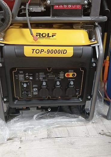 Инструменттер: Бензиновый генератор ROLF TOP-9000ID (ROLF 9000i) Мощный однофазный — 2