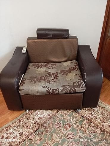 угловой диван канцлер: Комплект мягкой мебели, Самовывоз, цвет - Коричневый — 4