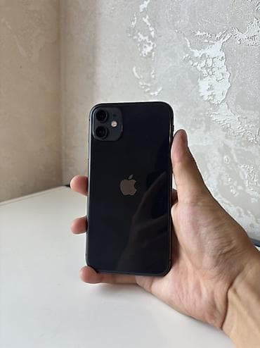 IPhone 11, Б/у, 128 ГБ, Черный, 80 % — 1