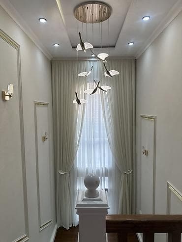 эксклюзивные шторы: Комплект штор, Велюр, С кистями, Изготовление на заказ, Для зала — 2