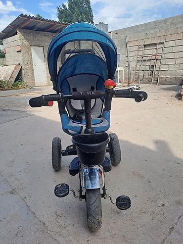 trike: Детский трехколесный велосипед-коляска (тип «trike») с родительской — 2