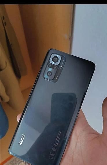 poco 6: Redmi, Redmi Note 10, Б/у, 128 ГБ, цвет - Черный, 2 SIM — 1