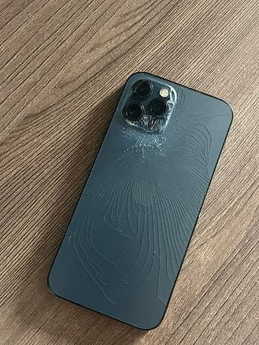 IPhone 12 Pro, Б/у, 128 ГБ, Графит, Чехол, 100 %