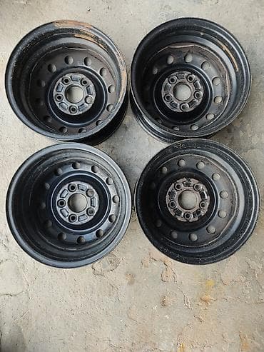 2 gr: Железные Диски R 14 Honda, Комплект, отверстий - 5, Б/у — 3