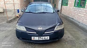 Nissan Primera: 2002 г., 1.8 л, Механика, Бензин, Седан at lalafo.kg Nissan Primera: 2002 г., 1.8 л, Механика, Бензин, Седан