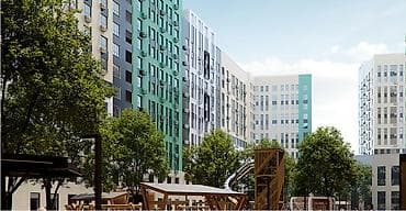 нова гранд бишкек: 1 комната, 37 м², Элитка, 11 этаж, Готовая ПСО (под самоотделку) — 6