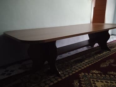 Стол для зала, Б/у, Не раскладной, Овальная